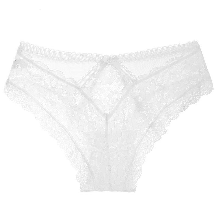 White Lace Strappy Panty - Sexy Cheeky Open Back Underwear
