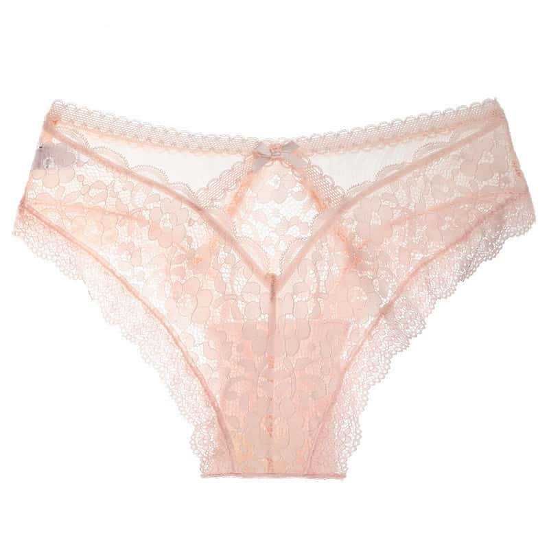 White Lace Strappy Panty - Sexy Cheeky Open Back Underwear