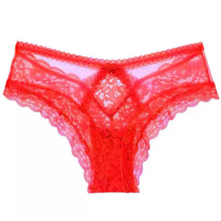White Lace Strappy Panty - Sexy Cheeky Open Back Underwear