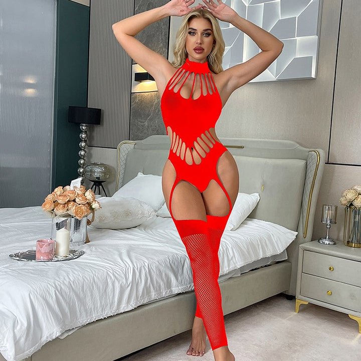 Sheer Mesh Lingerie Bodysuit